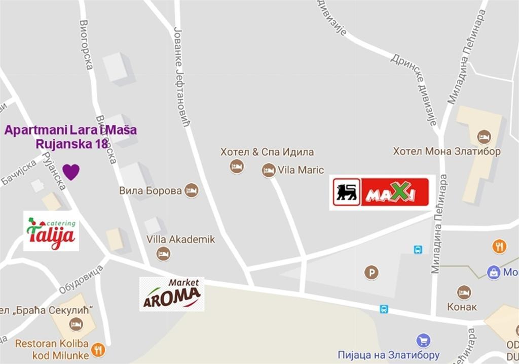 Centar! Lara Zlatibor Apartman Kültér fotó